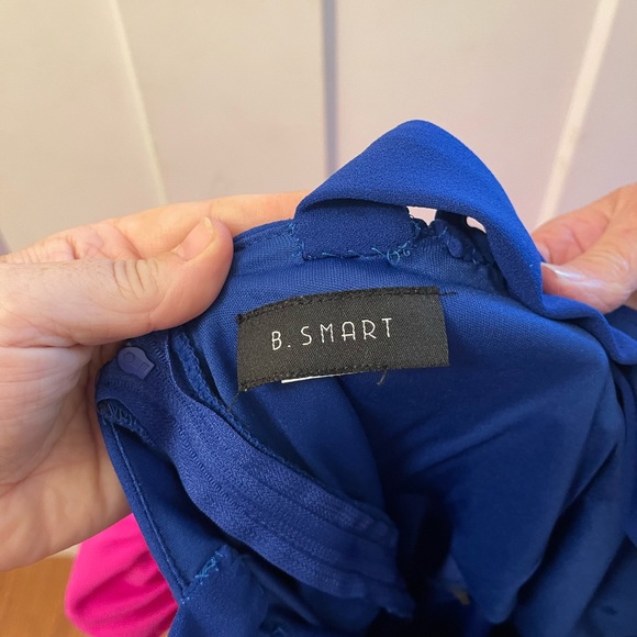 B.Smart Brand Blue Juniors Homecoming Dress - Picture 2 of 5